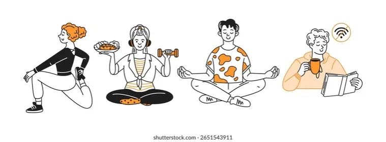 Osoba medytująca w spokojnym otoczeniu, symbolizująca połączenie umysłu i ciała