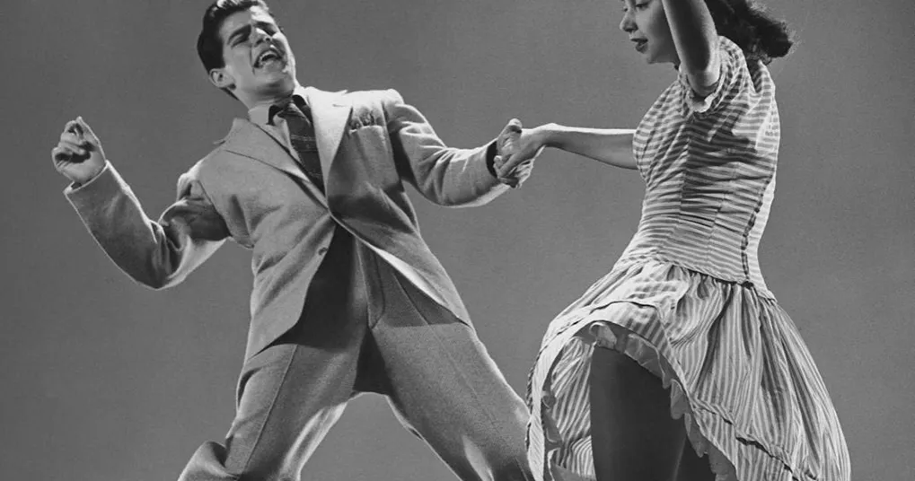taniec swing lindy hop lata 40.
