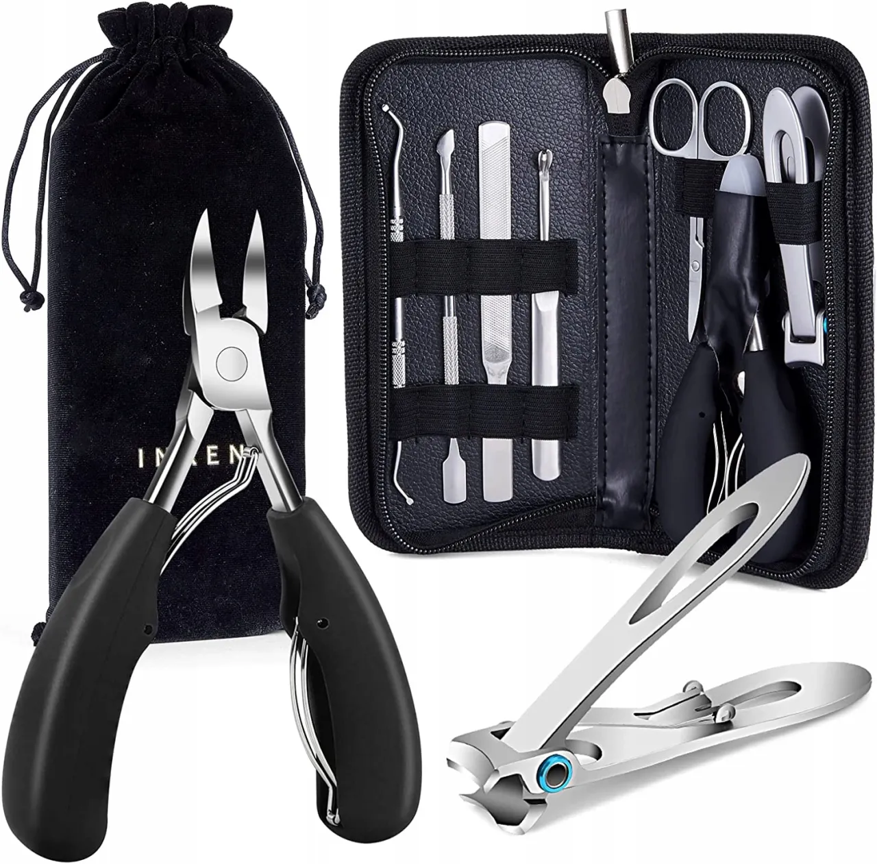 narzędzia do obcinania paznokci seniora