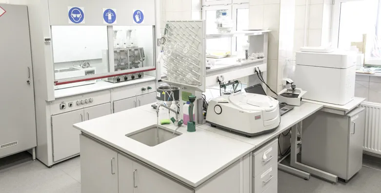 Laboratorium badawcze z certyfikatem akredytacji