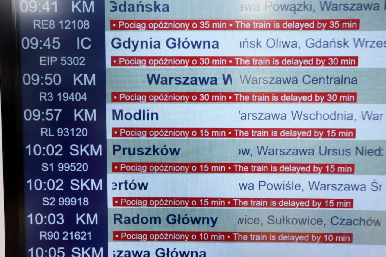 Prawa pasażera kolei op&oacute;źnienie odszkodowanie