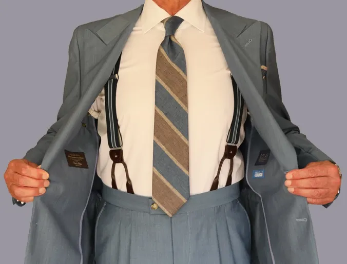 różne rodzaje szelek do spodni