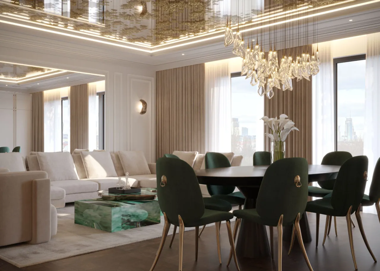 mocowanie mechaniczne lustra na suficie