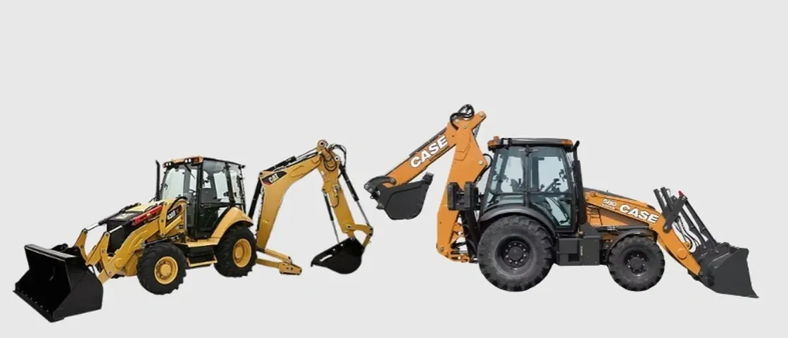 JCB 3CX Case 580 Caterpillar 428 Ostr&oacute;wek K-162 por&oacute;wnanie