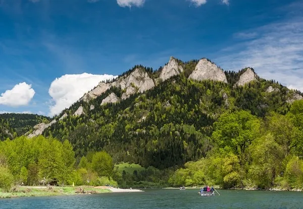 Pieniny krajobraz Trzy Korony Dunajec