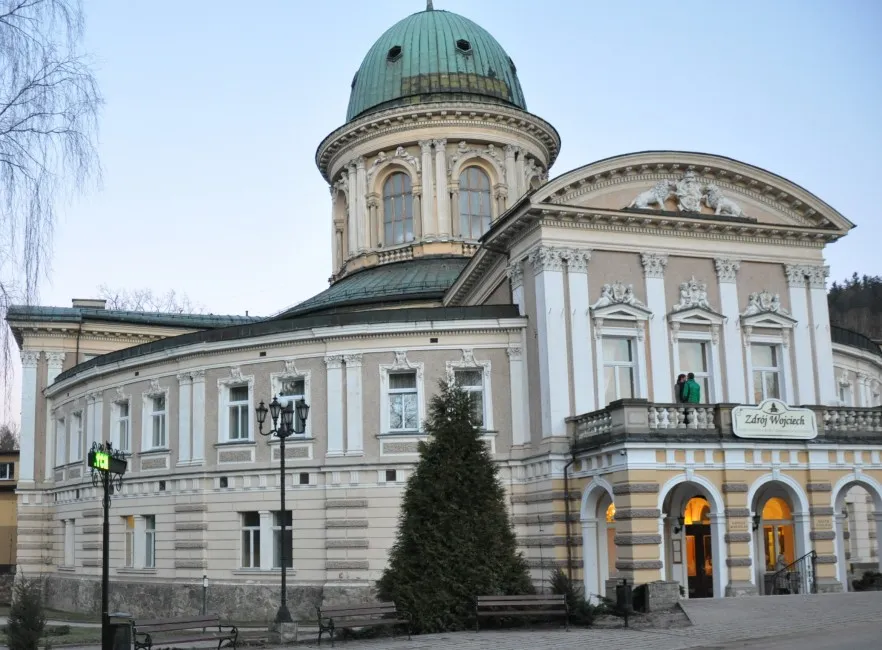 Lądek Zdrój Park Zdrojowy pijalnia wód