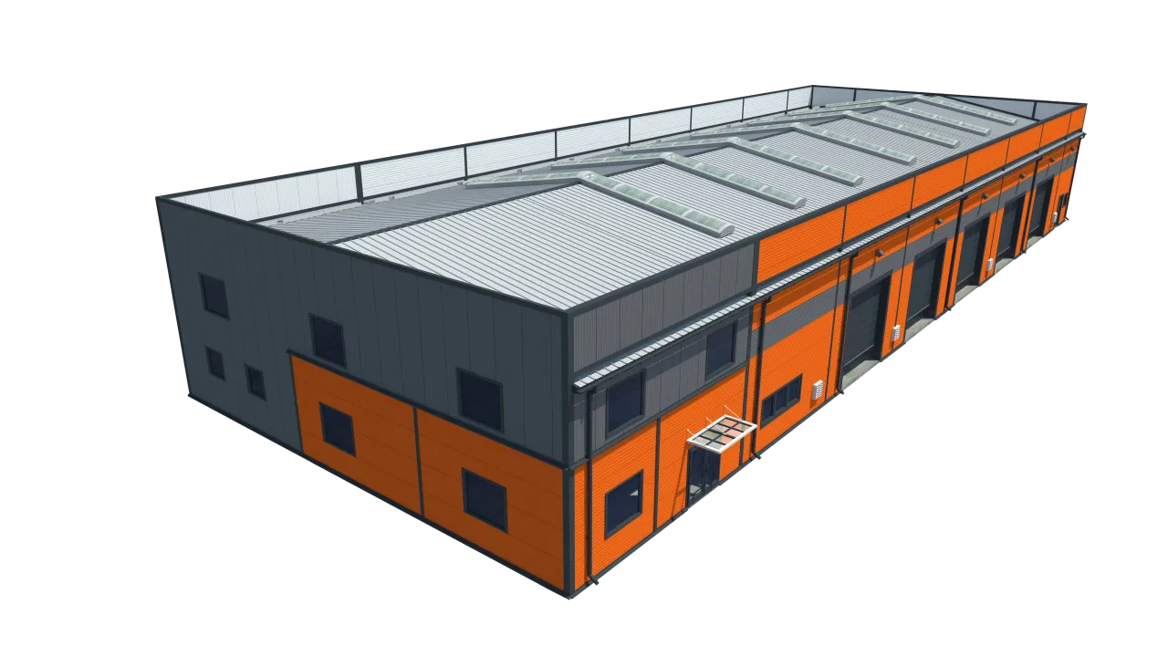 przykłady hal magazynowych i produkcyjnych o różnej wielkości