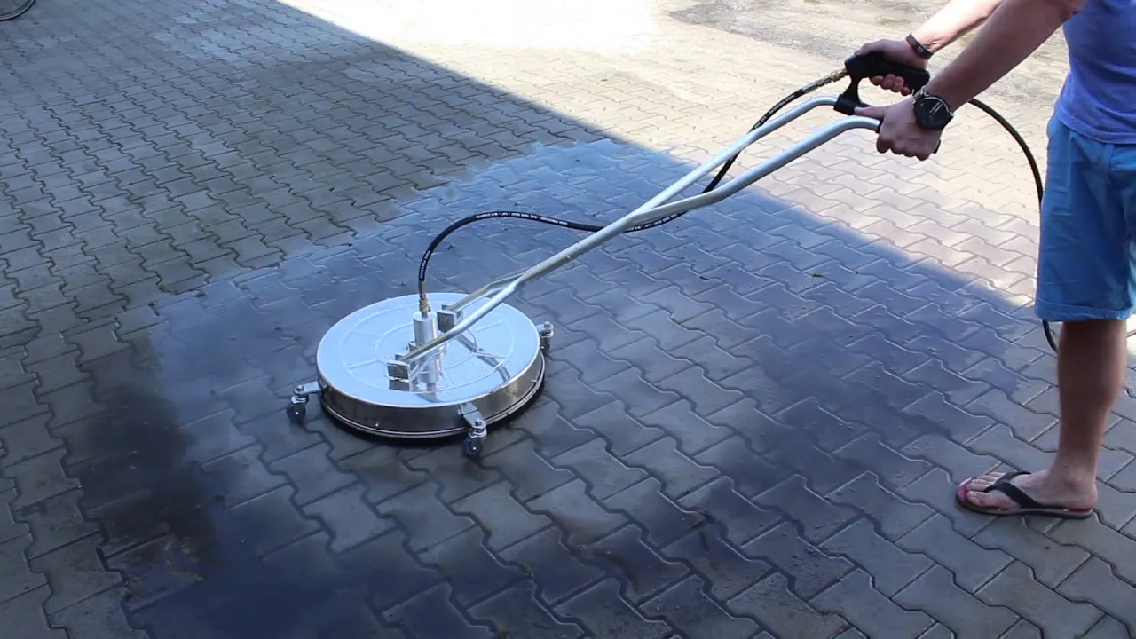 myjka ciśnieniowa do kostki brukowej z lancą