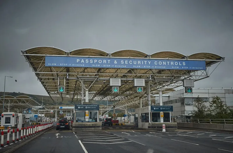 Eurotunel wjazd samochodem