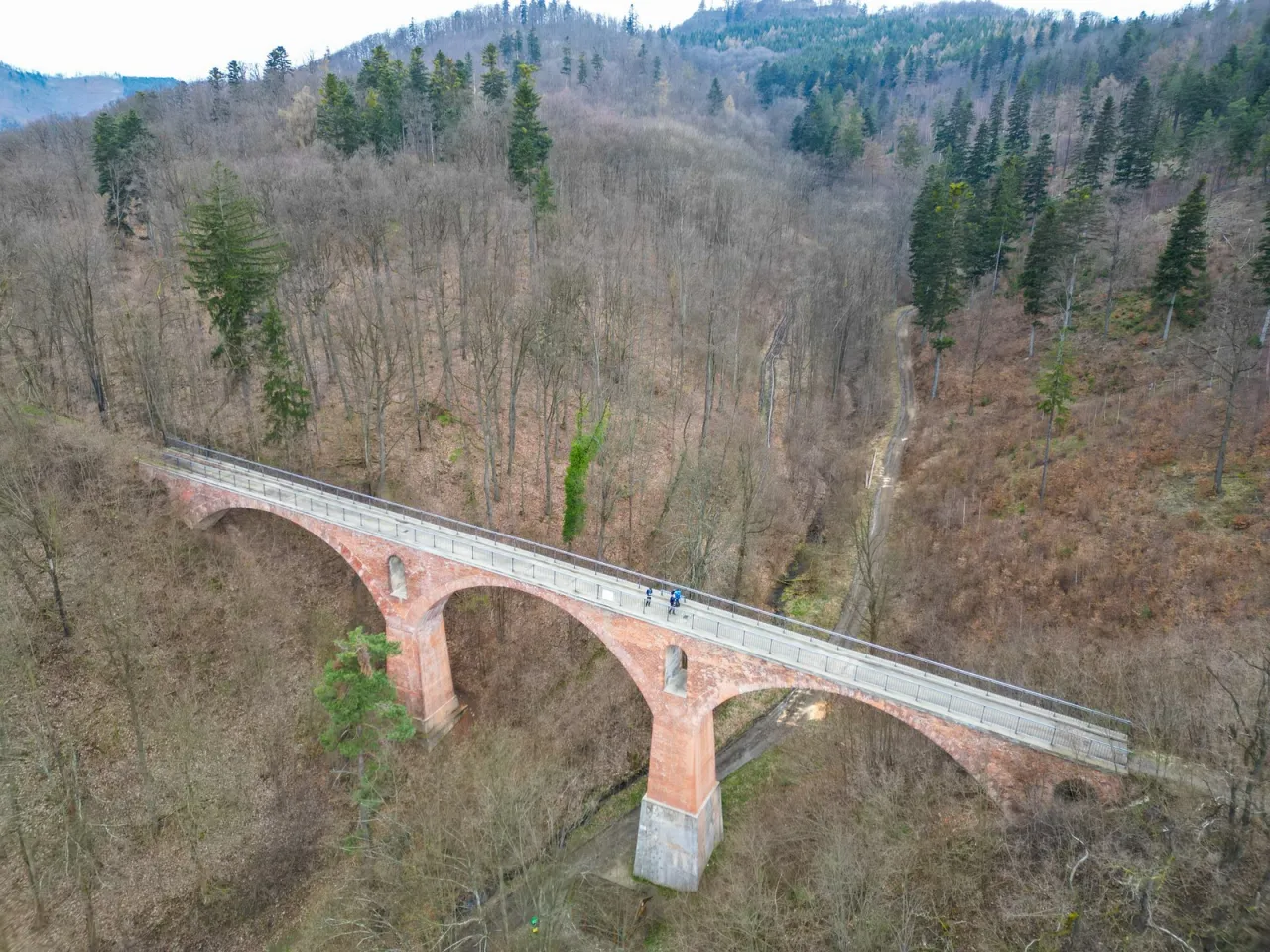 Wiadukty Srebrna G&oacute;ra kolej zębata