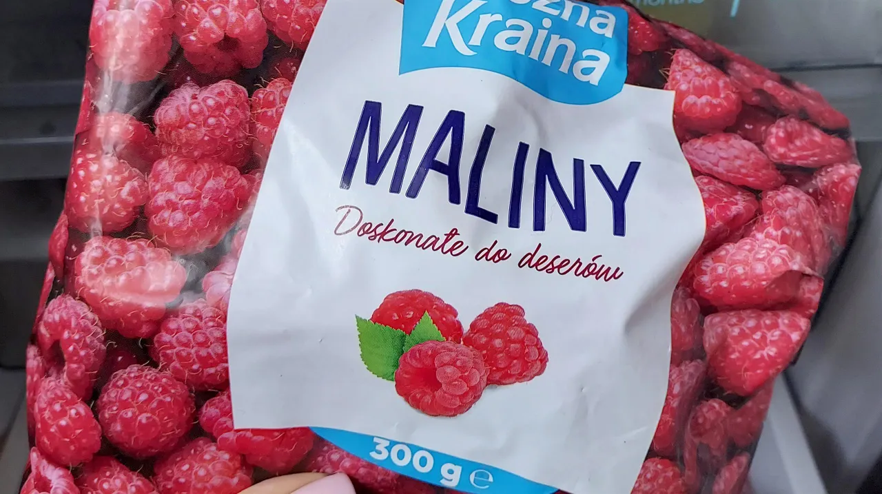 świeże i mrożone maliny