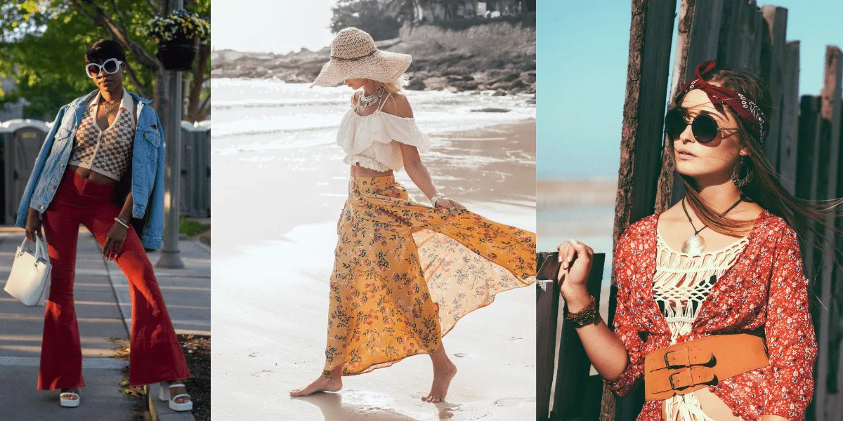 moda lata 70 stylizacje disco hippie glam rock