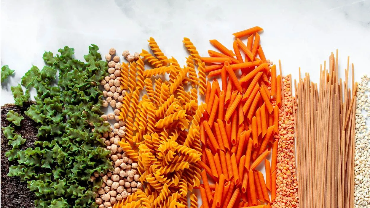 Rodzaje makaron&oacute;w pełnoziarnistych i z roślin strączkowych