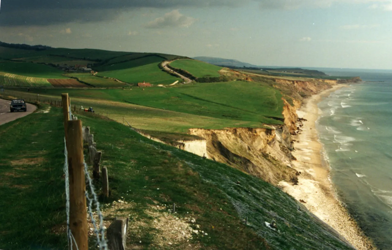 paesaggio costiero sud Inghilterra spiagge sole
