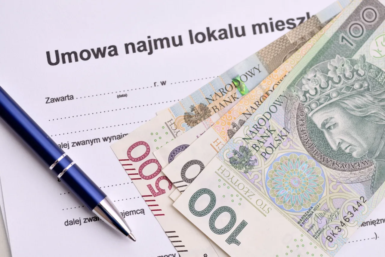 wynajmujący najemca różnice grafika