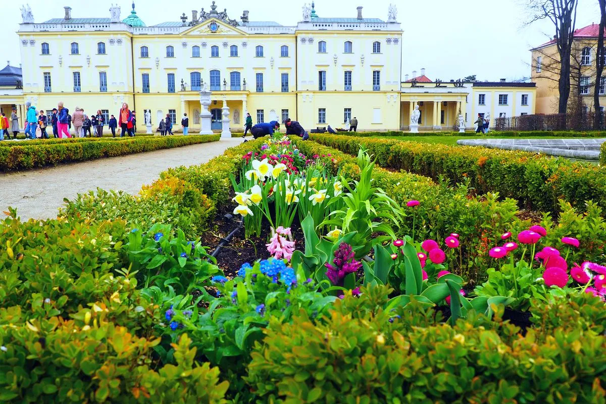 Pałac Branickich Białystok ogrody