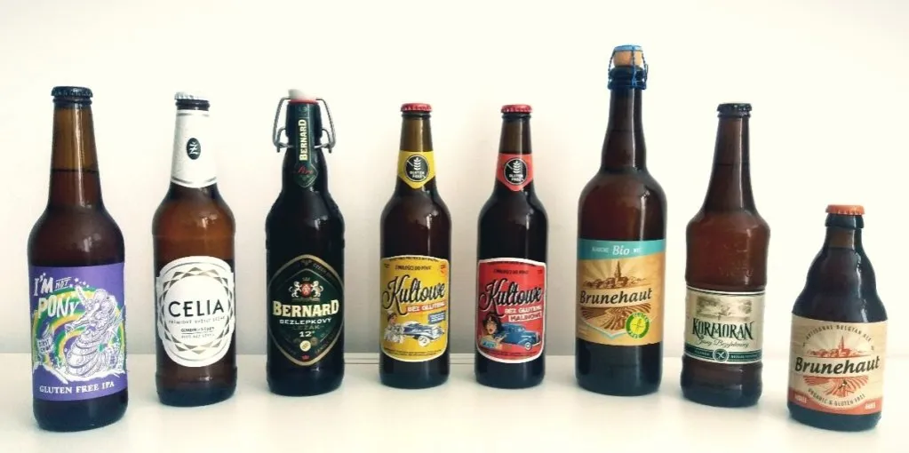 Piwa bezglutenowe i tradycyjne