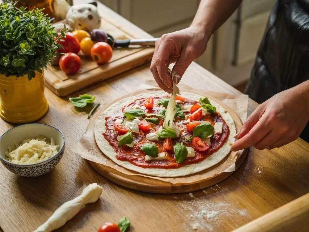 pizza z tortilli porównanie metod pieczenia