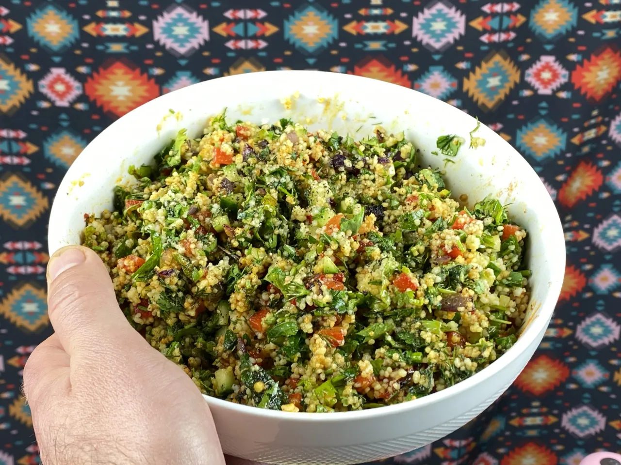 Sałatka tabbouleh z kuskusem