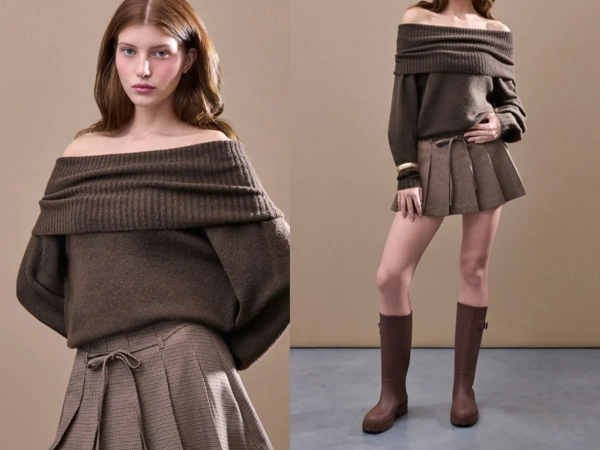 sweter hiszpanka cold shoulder r&oacute;żnice stylizacje