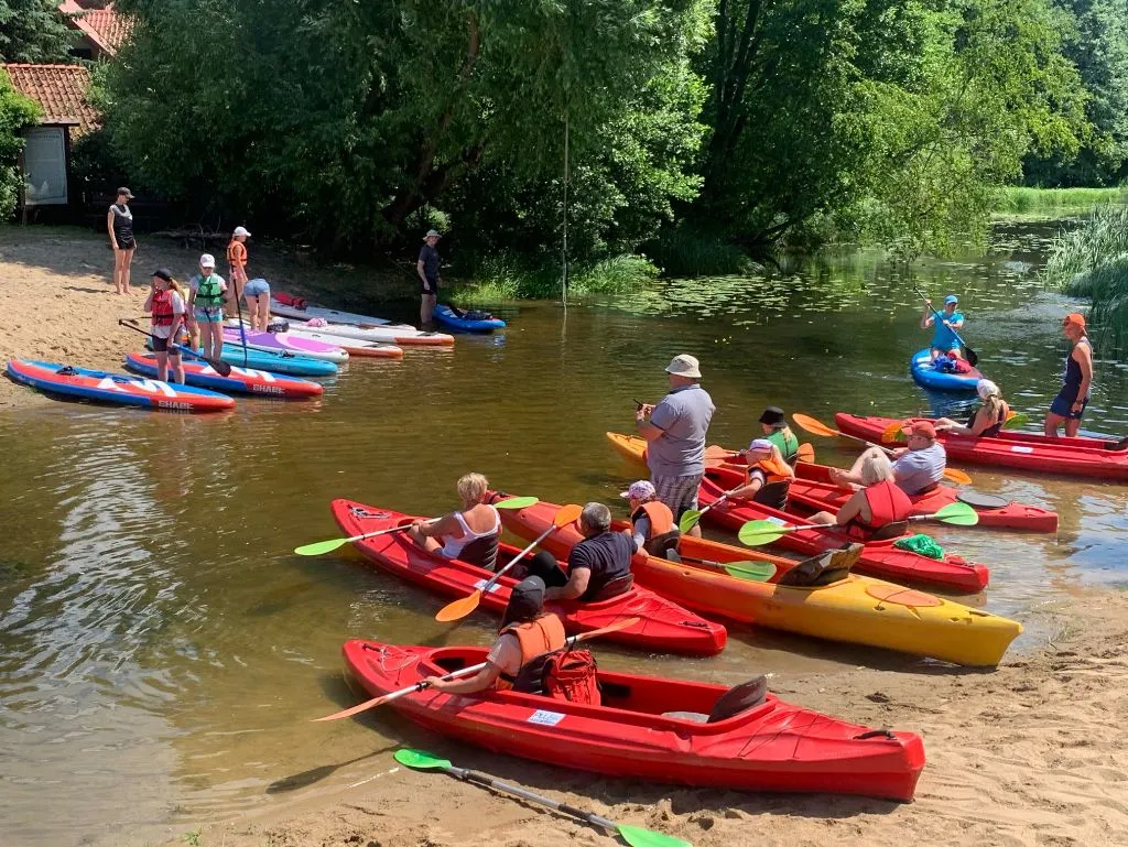 kajakarstwo jezioro pluszne