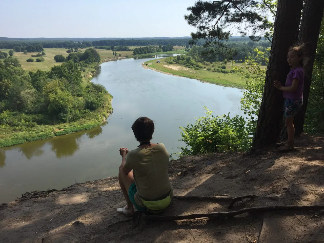 Panoramy Podlaskiego Przełomu Bugu z wysokich skarp