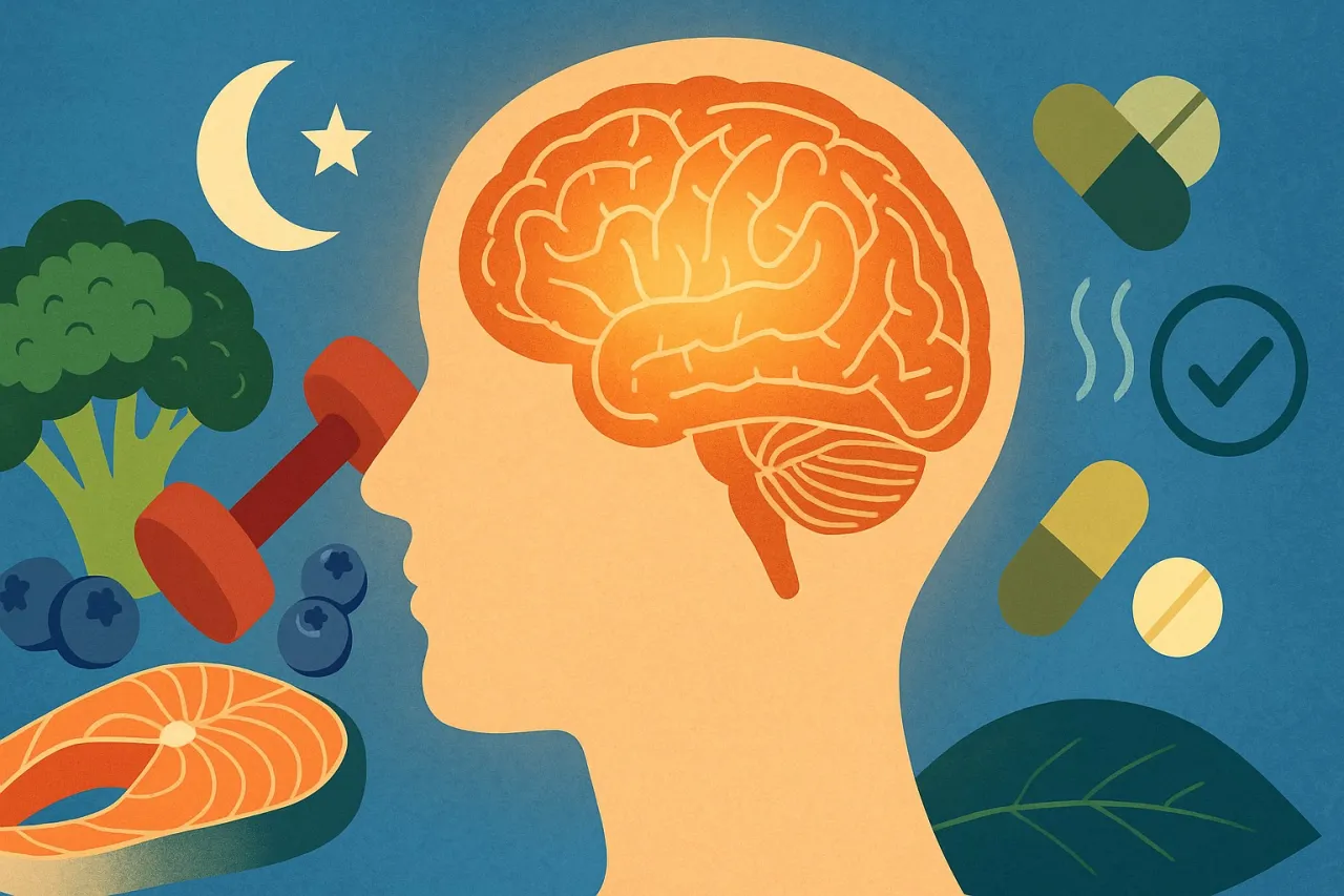 profilaktyka demencji, zdrowy styl życia dla m&oacute;zgu