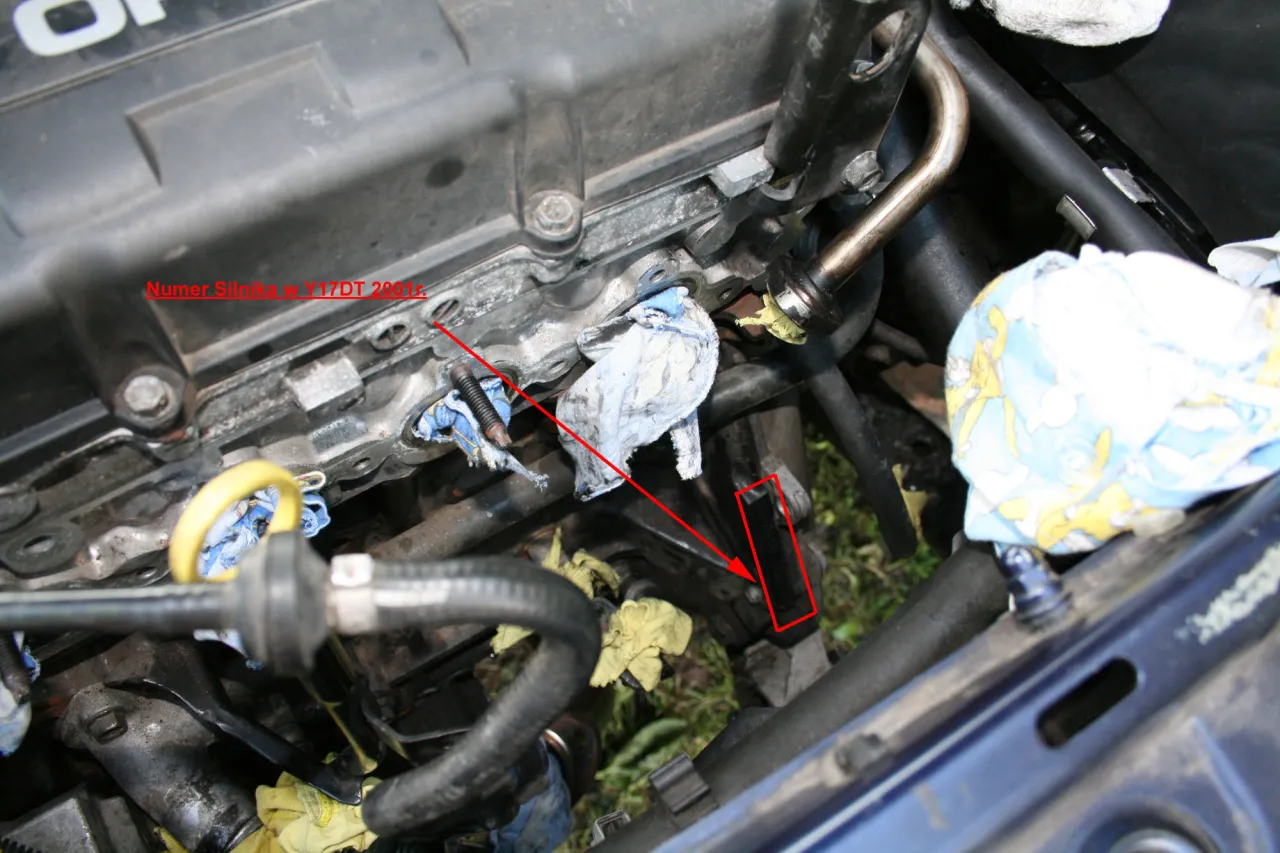 lokalizacja kodu silnika Opel Zafira B