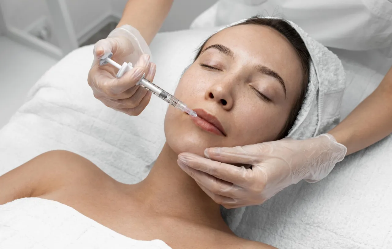 Zabieg powiększania ust kwasem hialuronowym. Pielęgnacja twarzy, czego nie robic po kwasie hialuronowym.