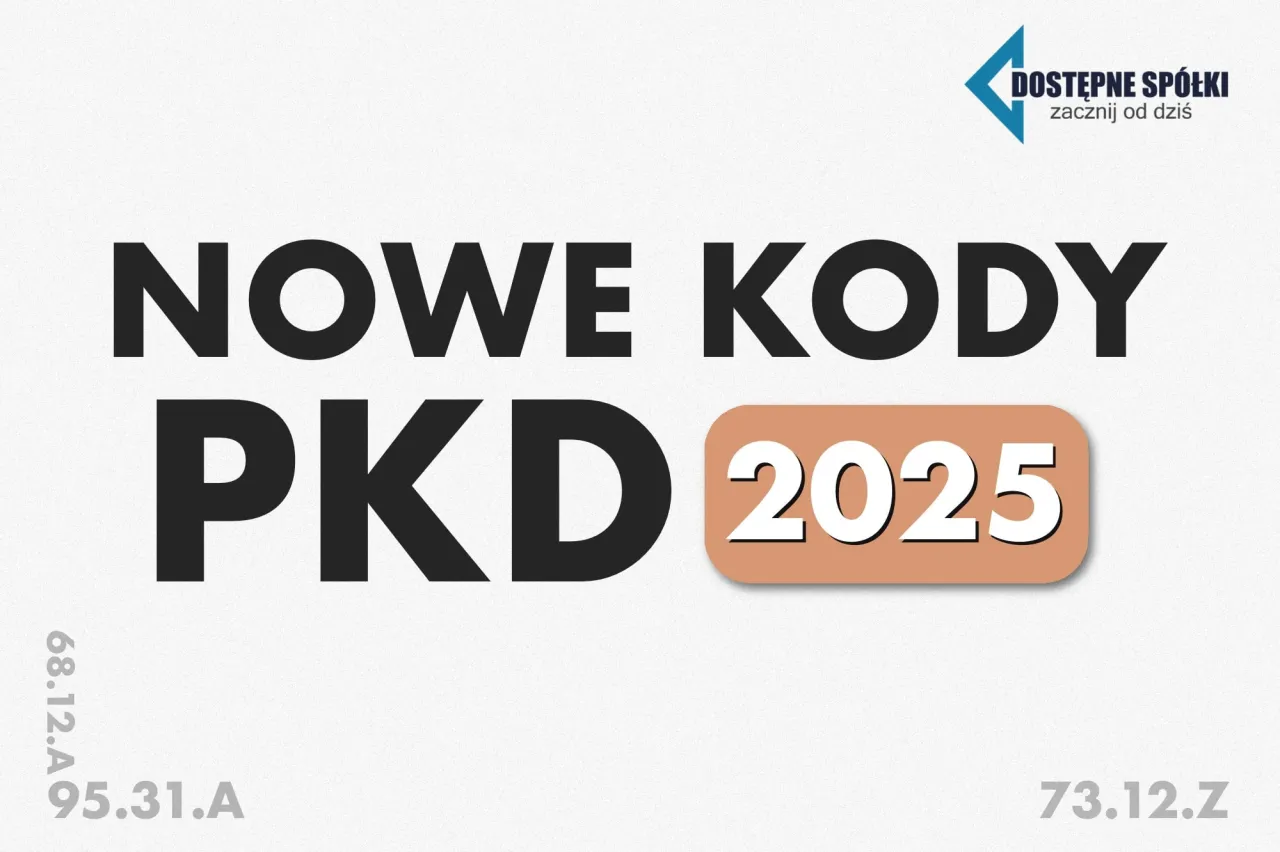 Główny kod PKD dla spedycji 52.29.C infografika
