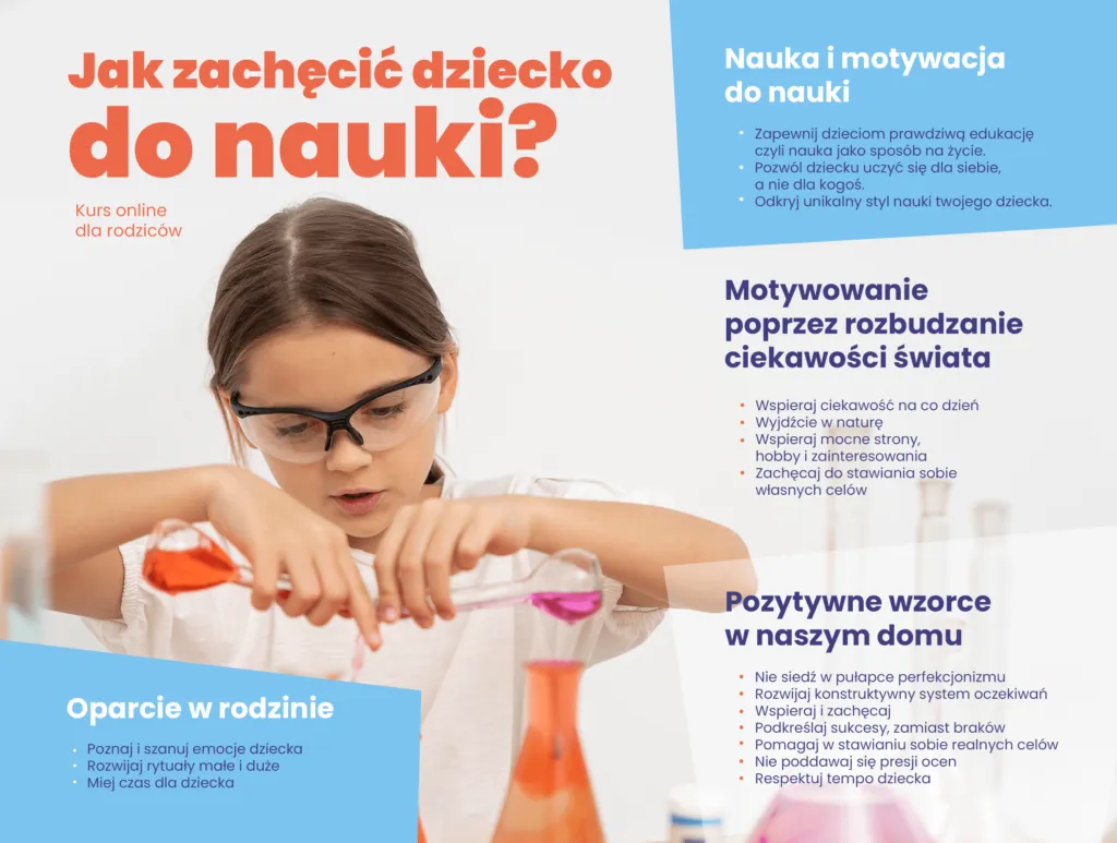 rodzic pozytywnie motywuje dziecko do nauki