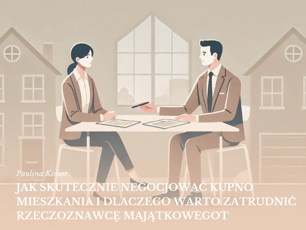 osoba analizująca dokumenty nieruchomości, przygotowanie do negocjacji mieszkania