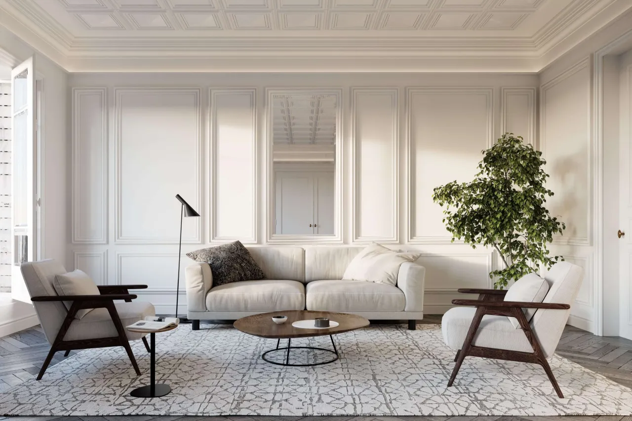 biała farba wnętrza inspiracje