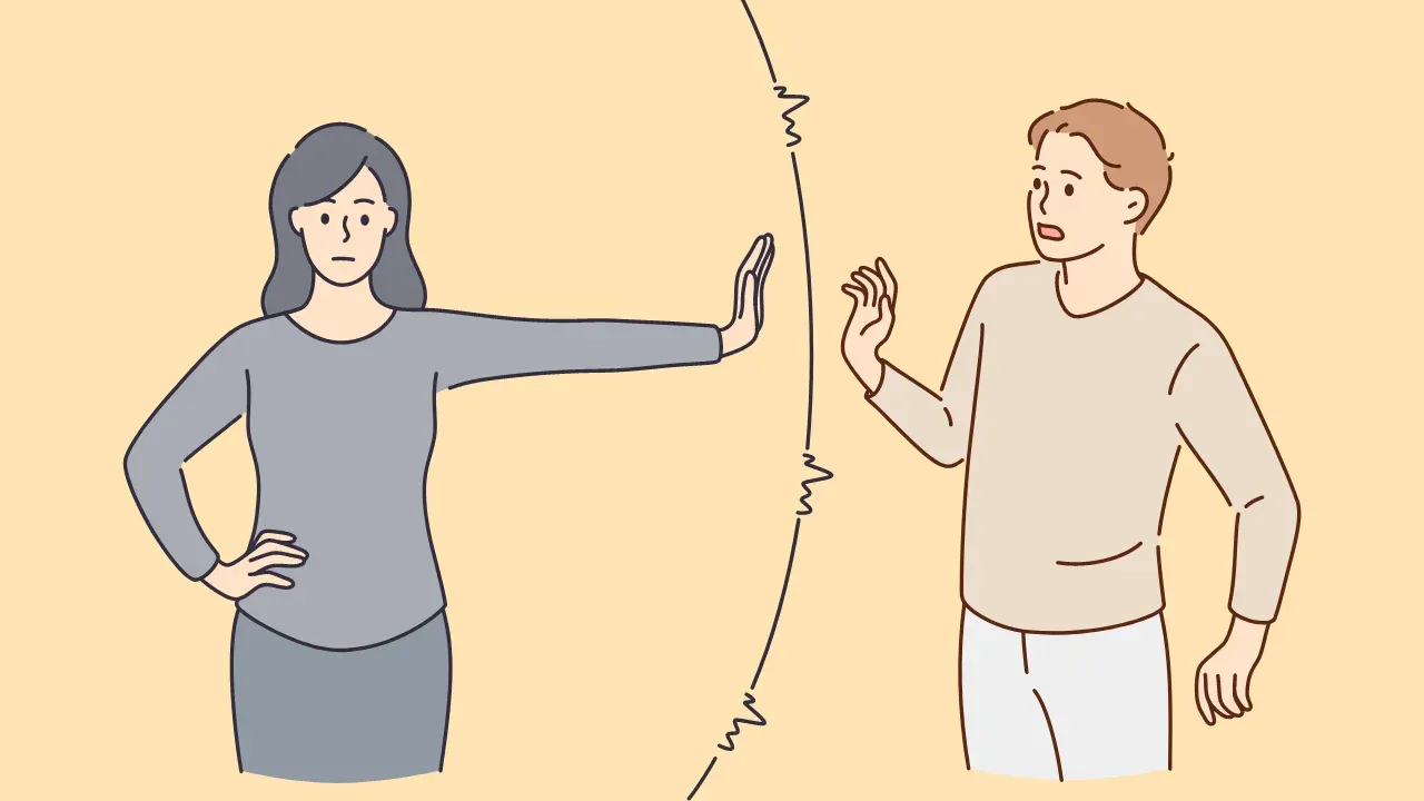 Osoba stawiająca granice psychologiczne