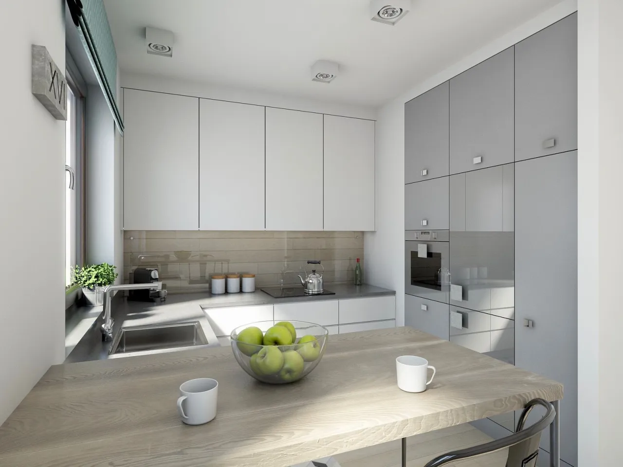 Przykładowe wykończone mieszkanie 48m2