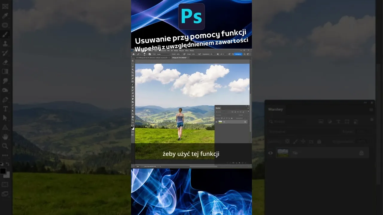 Photoshop wypełnienie z uwzględnieniem zawartości
