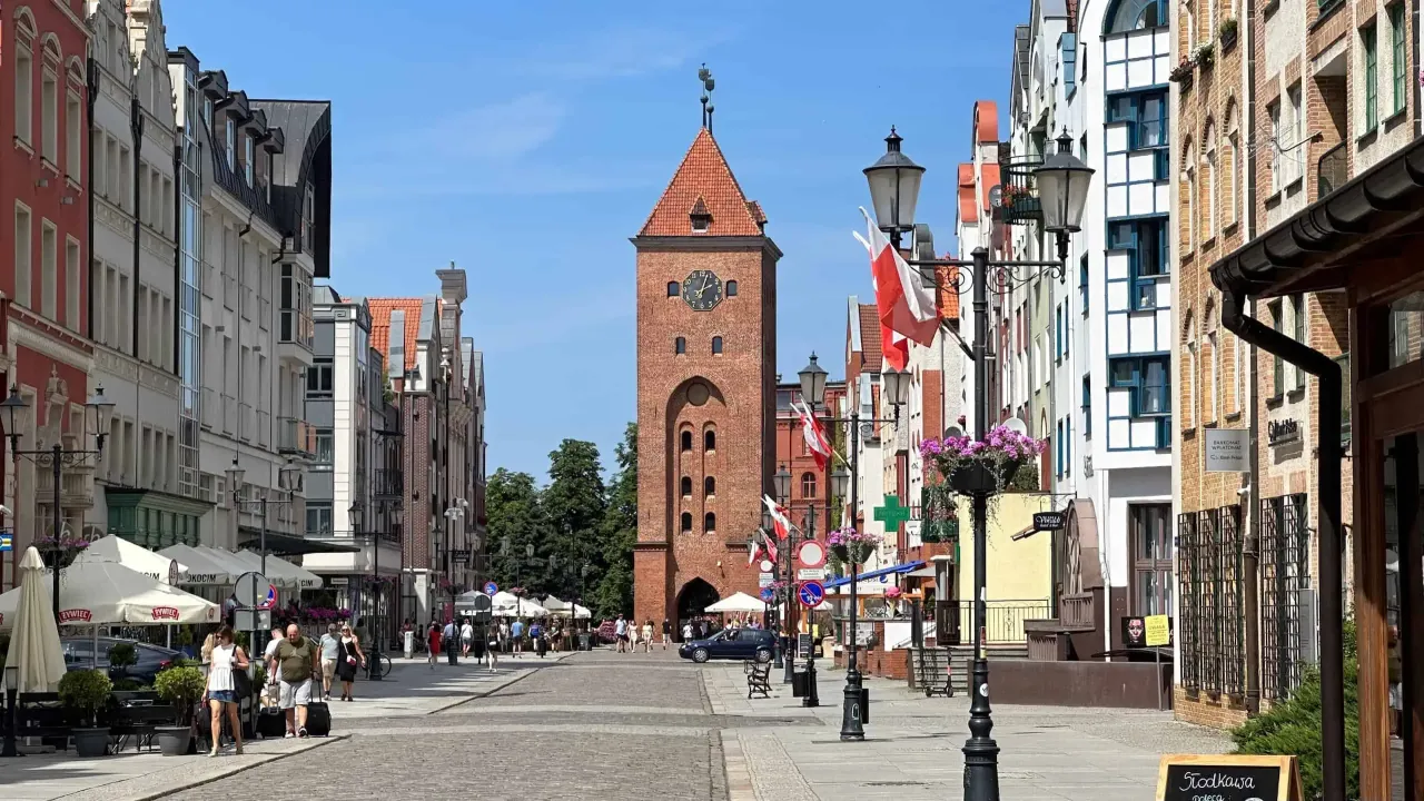 Elbląg Stare Miasto retrowersja