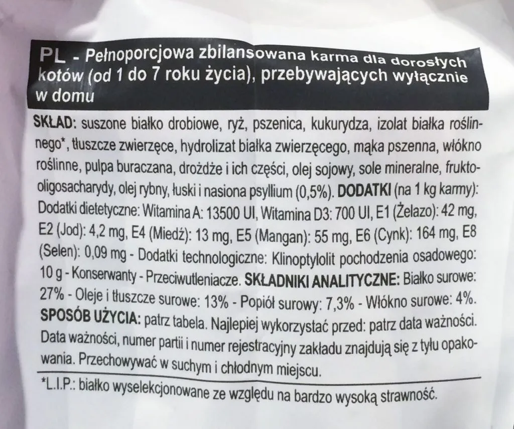 skład idealnej karmy dla kociąt