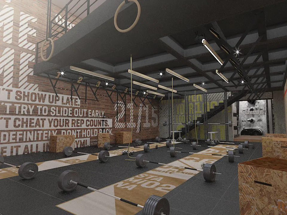 Certyfikowany box CrossFit wnętrze
