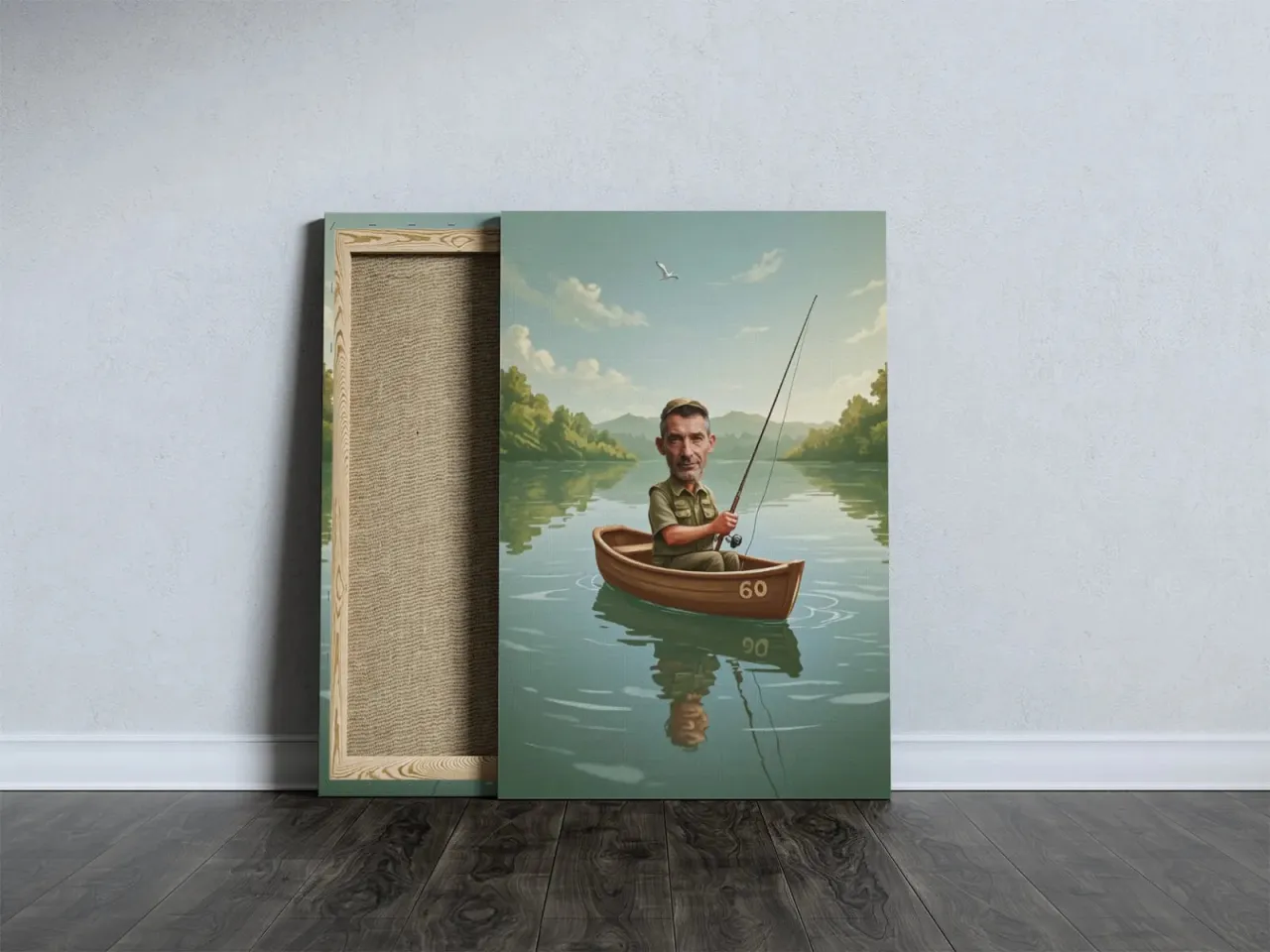 Portret Edmunda Góreckiego wędkarza