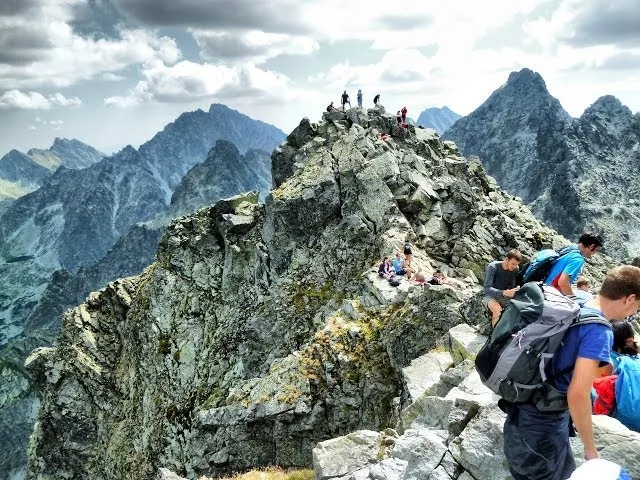 Rysy panorama widok szczyt