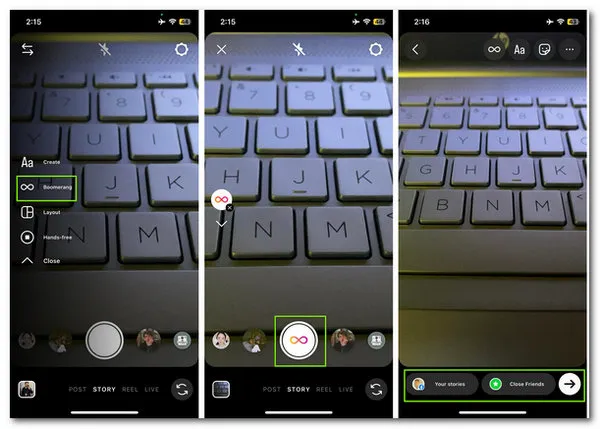 Jak zrobić Boomerang na Instagramie krok po kroku