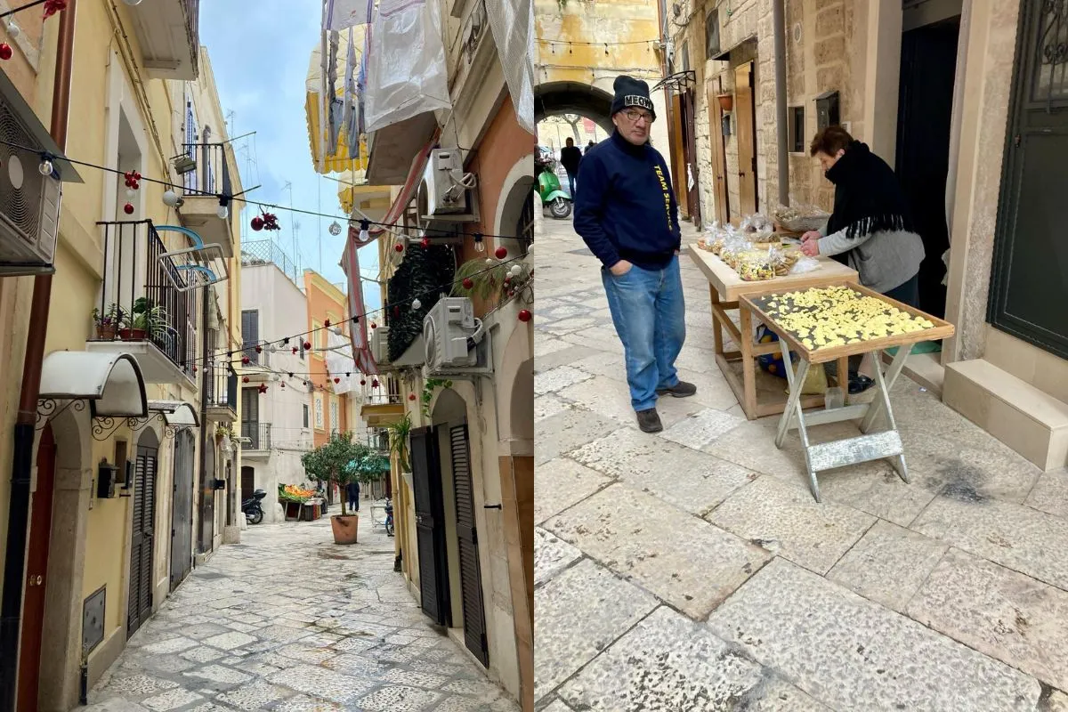 Bari Vecchia wąskie uliczki