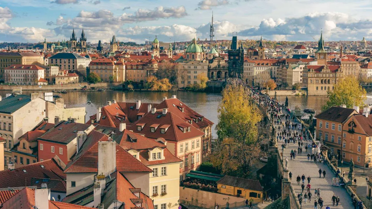 Praga panorama miasto