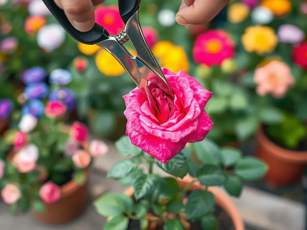 kalendarz przycinania r&oacute;ż w doniczce