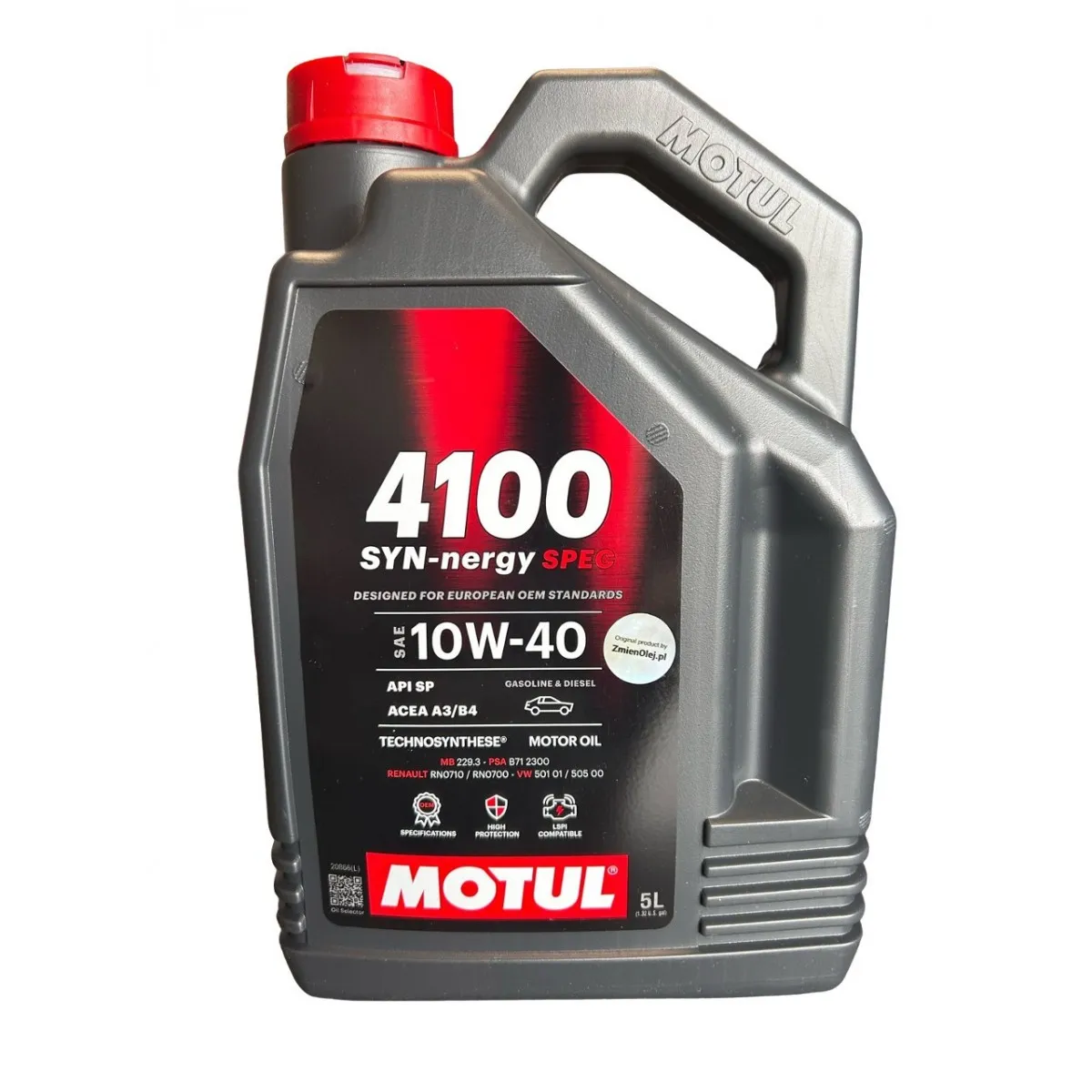 Zdjęcie Motul 10W40 5L - najlepszy wybór dla Twojego silnika i oszczędności