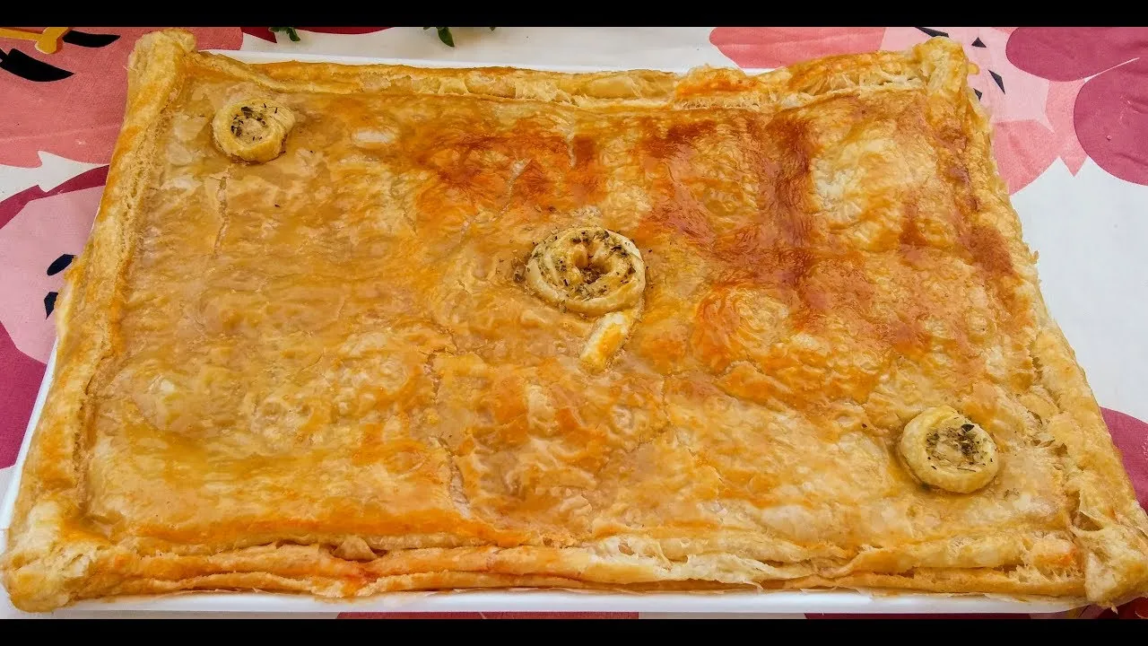 Zdjęcie Receta fácil de empanada de jamón york y queso y bacon deliciosa