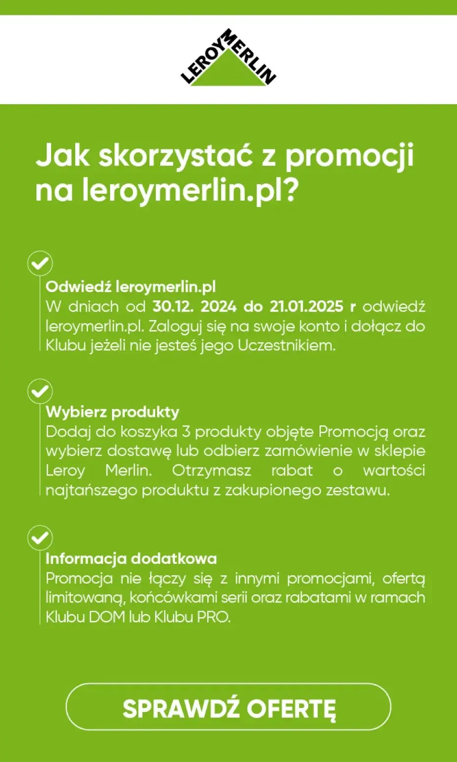 Zdjęcie Do kiedy promocja w Leroy Merlin? Sprawdź, aby nie przegapić zniżek