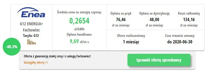 Zdjęcie Taryfy Enea i G12 - Wybierz Najlepszą Ofertę dla Twojego Domu