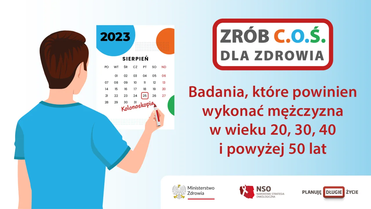 Zdjęcie Kompletny kalendarz badań profilaktycznych mężczyzn od 20 roku życia
